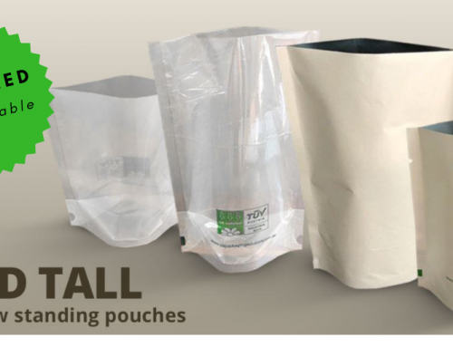 New distributor for compostable stand-up pouch